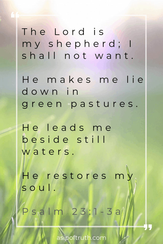 Psalm 23, Crush Morning Sickness with These 5 Natural Tips / asipoftruth.com