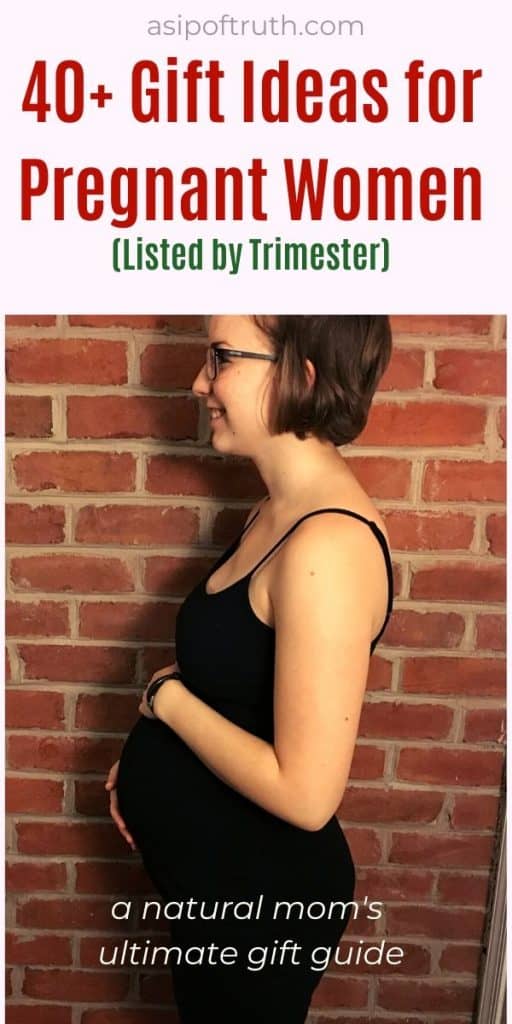 I had no clue what to put on my Christmas list as a new mom when I was pregnant with my first baby. Now that I have two pregnancies under my belt, I know the best thoughtful gift ideas for moms to be. Here are over 40 gift ideas for pregnant women! #giftsforpregnantwomen #giftsfornewmamas #firsttimemoms #christmas2019